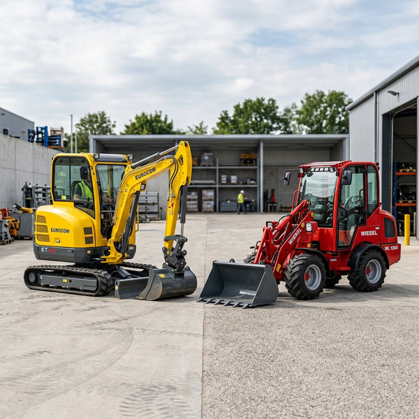 Mini Excavator vs Yard Loader (Hoflader): Which Machinery Fits Your B2B Site?