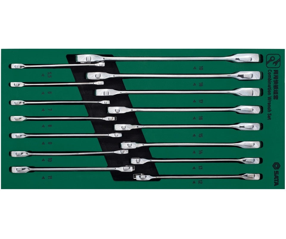 SATA Roller cabinet 11 drawers PRO with tool set trays, 300pcs (ST95114G1)