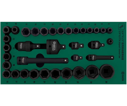 SATA Roller cabinet with tool set trays, 246pcs. (ST09918)