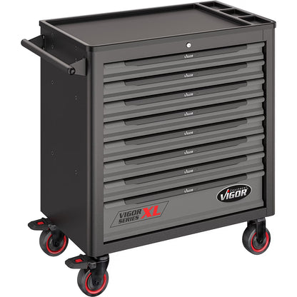 Vigor Tool Trolley XL Series with Plastic Worktop & Tool Set (V5434)
