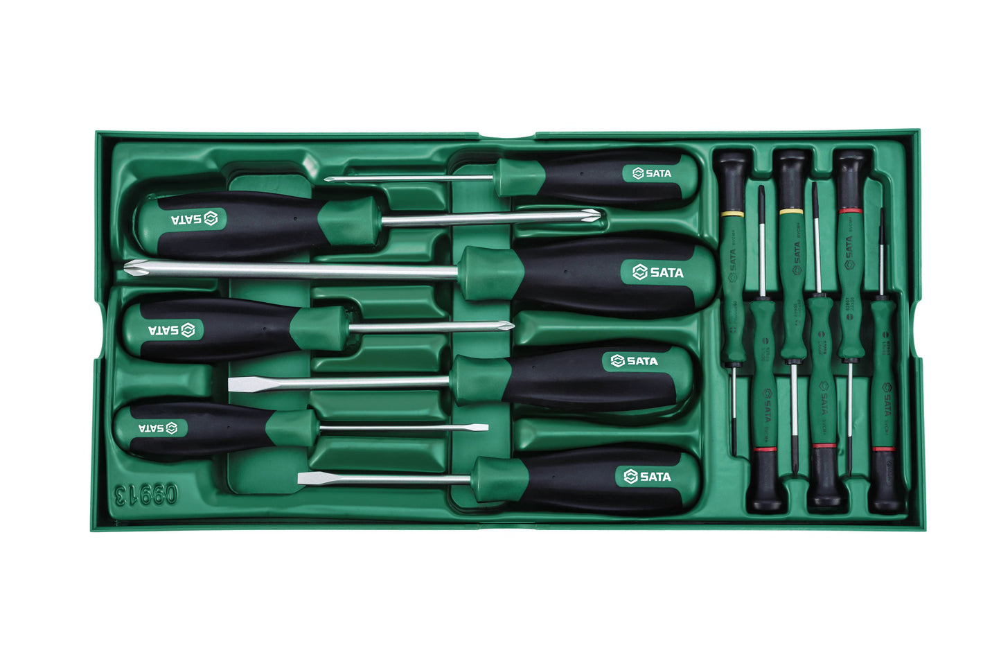 SATA Roller cabinet with tool set trays, 246pcs. (ST09918)