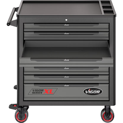 Vigor Tool Trolley XL Series with Plastic Worktop & Tool Set (V5434)