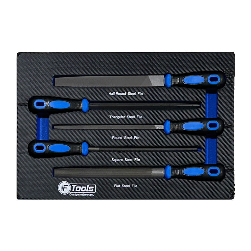 FTools 12/12 PRO Servante d'Atelier | CR-V | Plateau INOX | Douilles à chocs 1/2" | 12 tiroirs équipés