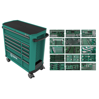 SATA Roller cabinet 11 drawers PRO with tool set trays, 300pcs (ST95114G1)