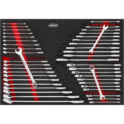 Vigor Tool Trolley L Series with Tool Set, 376pcs (V1901/376)