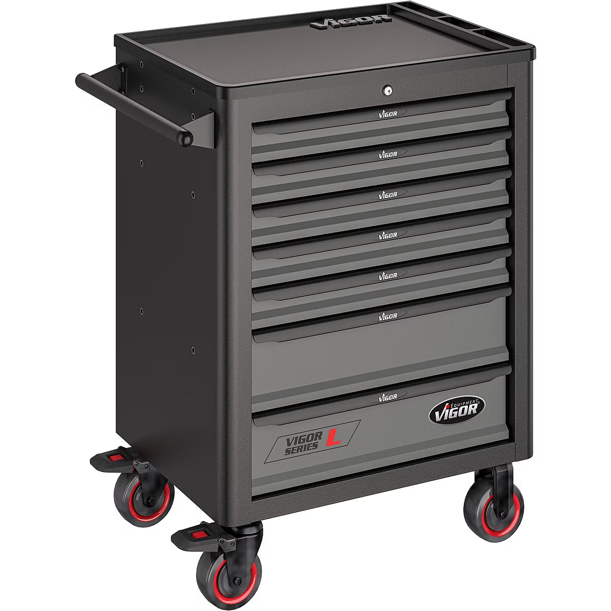Vigor Tool Trolley L Series with Tool Set, 376pcs (V1901/376)