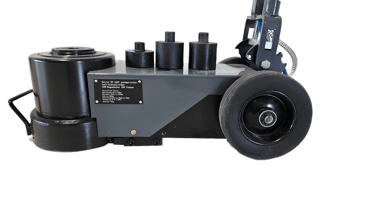 Pneumatischer Luft-hydraulischer 100 Tonnen LKW-Wagenheber | RETTER - RT-100T