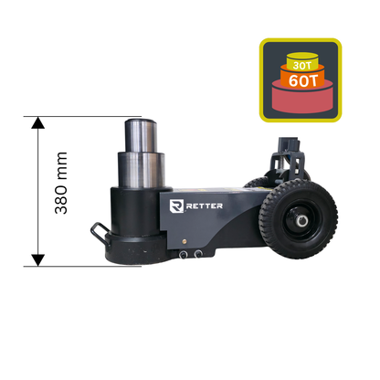 Pneumatic air-hydraulic RT-60TS/2 - truck jack 60 tons SAVIO | GGM Tools