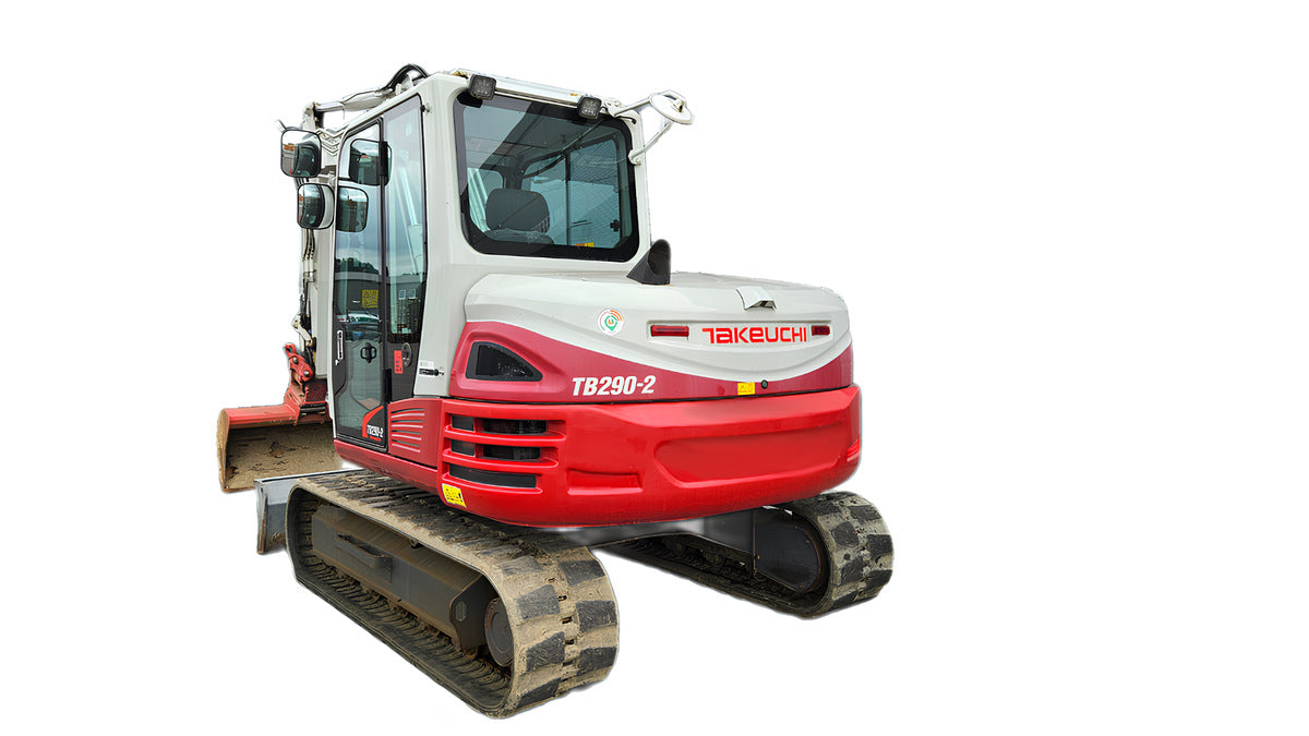Takeuchi midi excavator TB290-2 - all-rounder with 70 HP Yan | GGM Tools