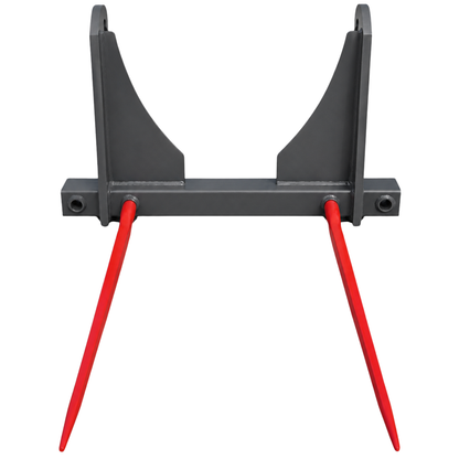 Bale spit with 2 tines - accessory for yard loaders 750 mm p | GGM Tools