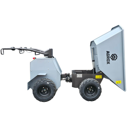 XN500E Elektro-Allrad-Dumper 3kW, 500kg, Lithium-Akku, 4WD und hydraulische Knicklenkung - AGROX