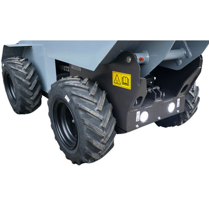 XN500E Elektro-Allrad-Dumper 3kW, 500kg, Lithium-Akku, 4WD und hydraulische Knicklenkung - AGROX