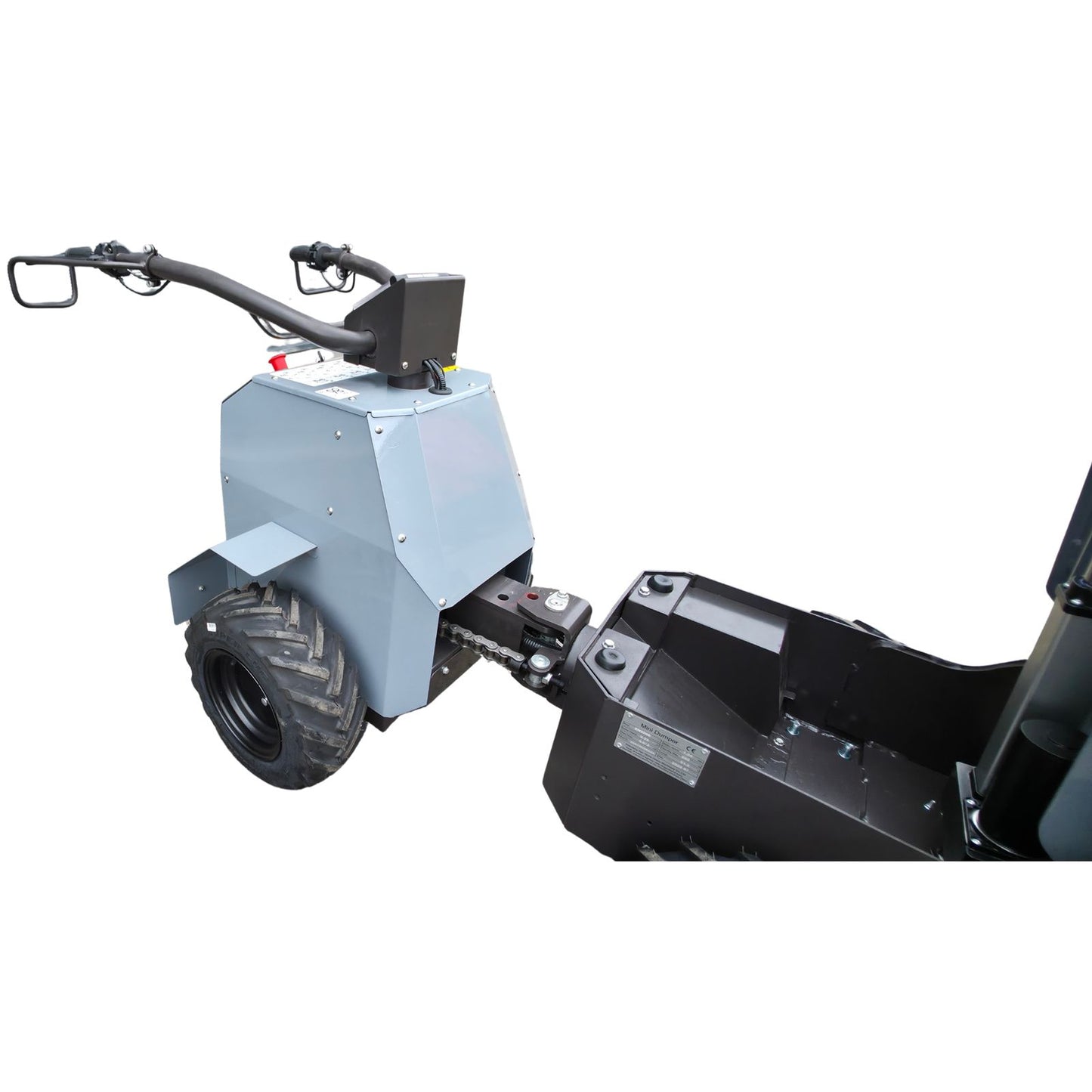 XN500E Elektro-Allrad-Dumper 3kW, 500kg, Lithium-Akku, 4WD und hydraulische Knicklenkung - AGROX