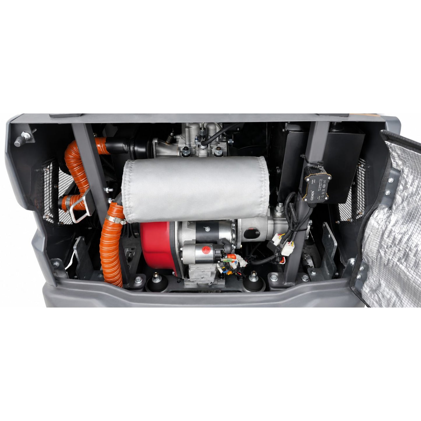NEU Mini-Bagger AGROX OX-12 - 10 PS, 1 Zylinder KOOP Motor inkl. Schaufelpaket - 200 mm, 380 mm, 800 mm schwenkbar und Schnellwechsler