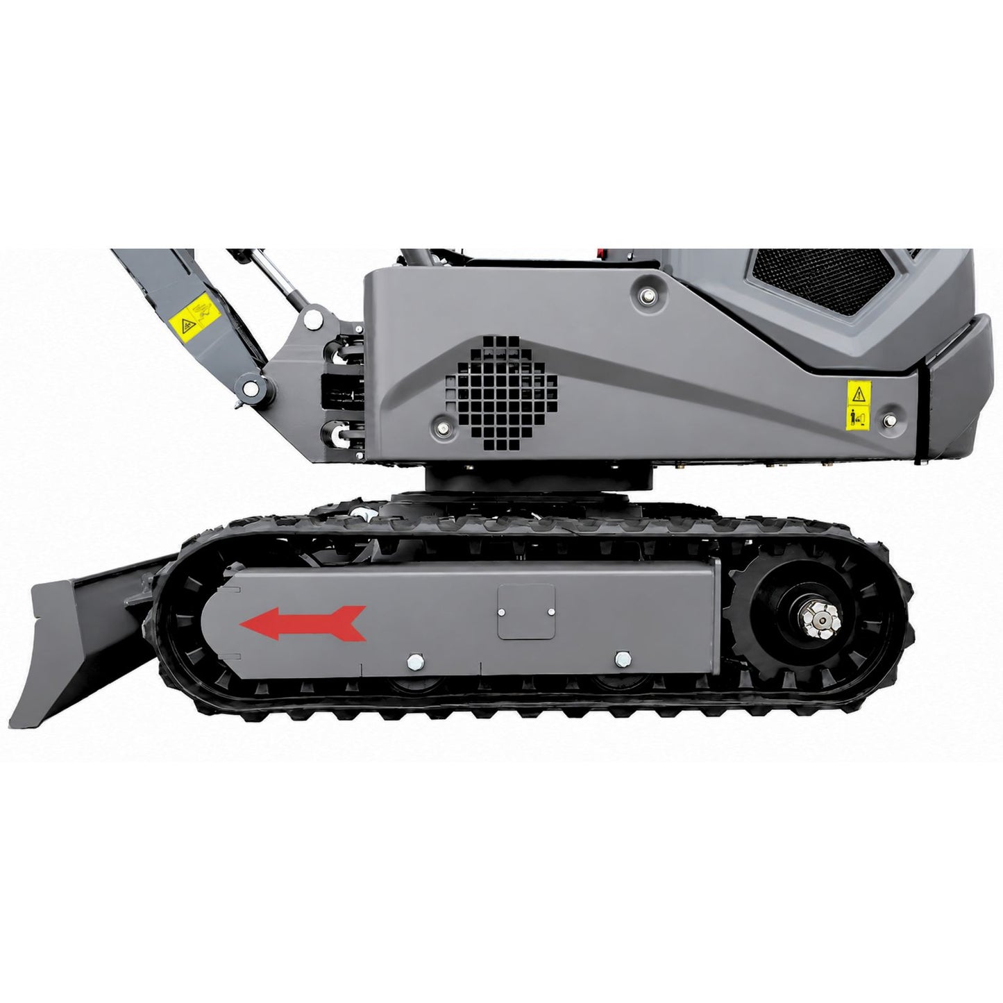NEU Mini-Bagger AGROX OX-12 - 10 PS, 1 Zylinder KOOP Motor inkl. Schaufelpaket - 200 mm, 380 mm, 800 mm schwenkbar und Schnellwechsler