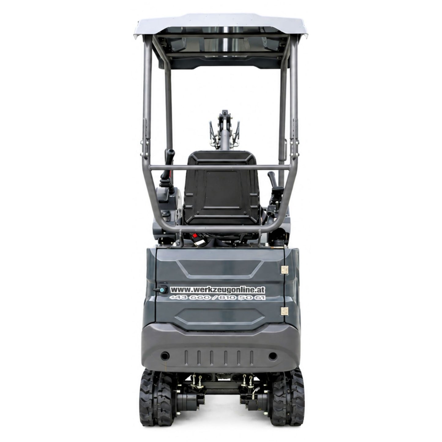 NEU Mini-Bagger AGROX OX-12 - 10 PS, 1 Zylinder KOOP Motor inkl. Schaufelpaket - 200 mm, 380 mm, 800 mm schwenkbar und Schnellwechsler