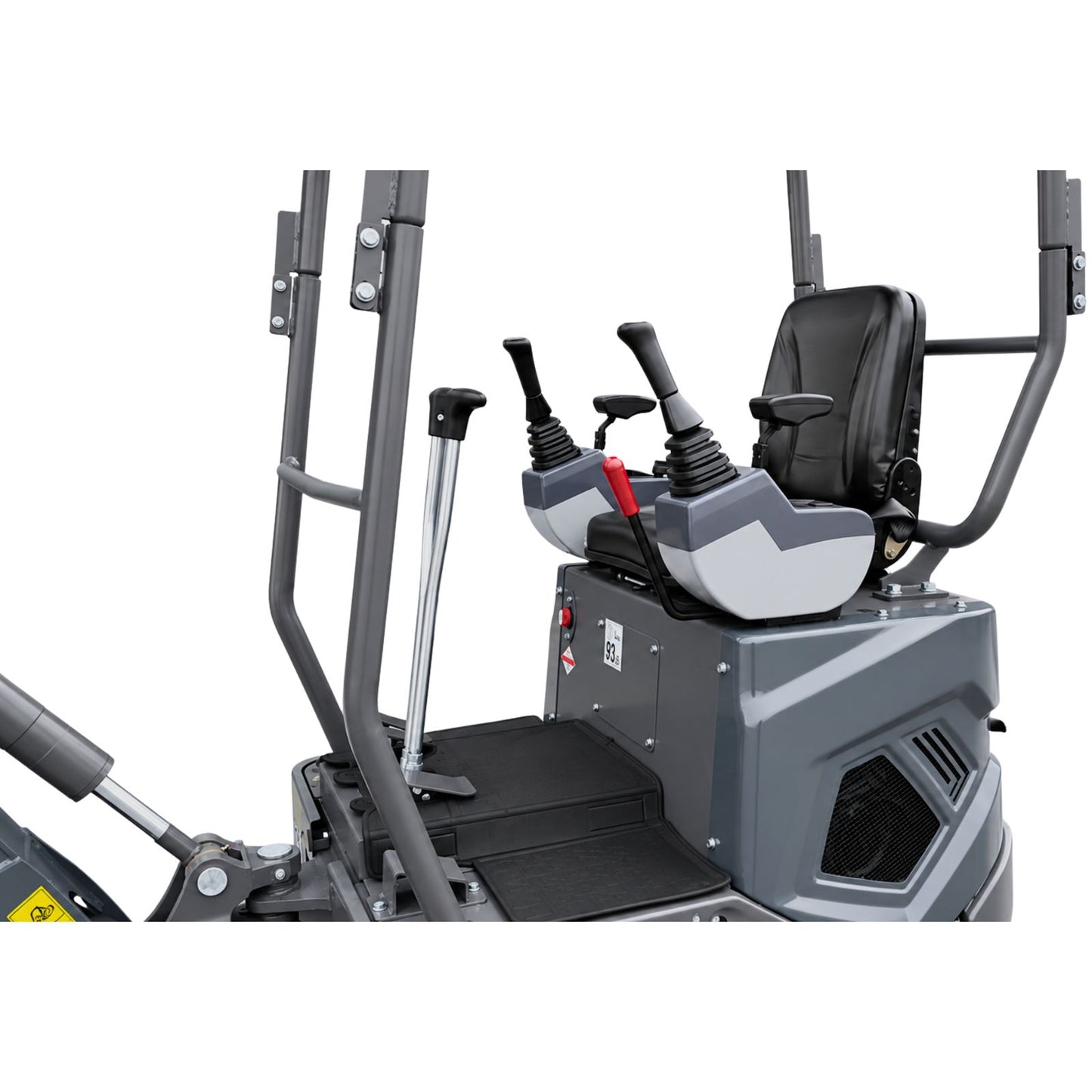 NEU Mini-Bagger AGROX OX-12 - 10 PS, 1 Zylinder KOOP Motor inkl. Schaufelpaket - 200 mm, 380 mm, 800 mm schwenkbar und Schnellwechsler