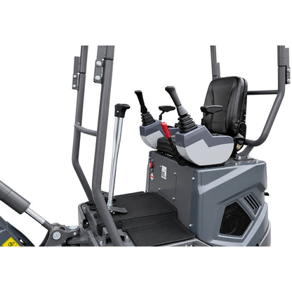 NEU Mini-Bagger AGROX OX-12 - 10 PS, 1 Zylinder KOOP Motor inkl. Schaufelpaket - 200 mm, 380 mm, 800 mm schwenkbar und Schnellwechsler