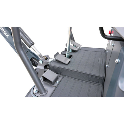 NEU Mini-Bagger AGROX OX-12 - 10 PS, 1 Zylinder KOOP Motor inkl. Schaufelpaket - 200 mm, 380 mm, 800 mm schwenkbar und Schnellwechsler