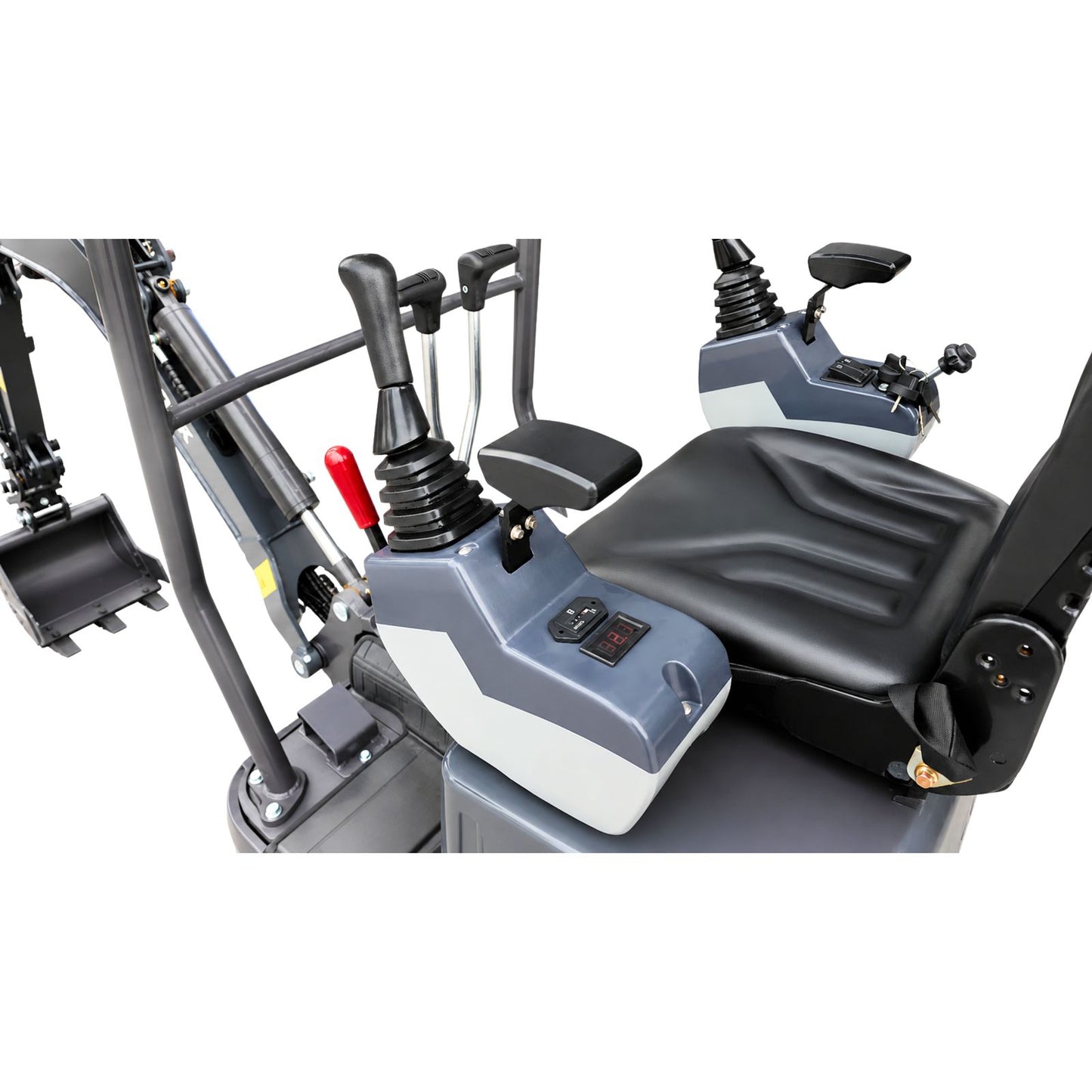 NEU Mini-Bagger AGROX OX-12 - 10 PS, 1 Zylinder KOOP Motor inkl. Schaufelpaket - 200 mm, 380 mm, 800 mm schwenkbar und Schnellwechsler