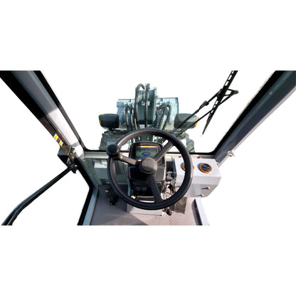 AGROX OX1090 Hoflader – 18,2 kW Kubota-Motor, 1200 kg Nutzlast, Komfortkabine, Euro-Aufnahme & Joysticksteuerung, Allrad 4x4