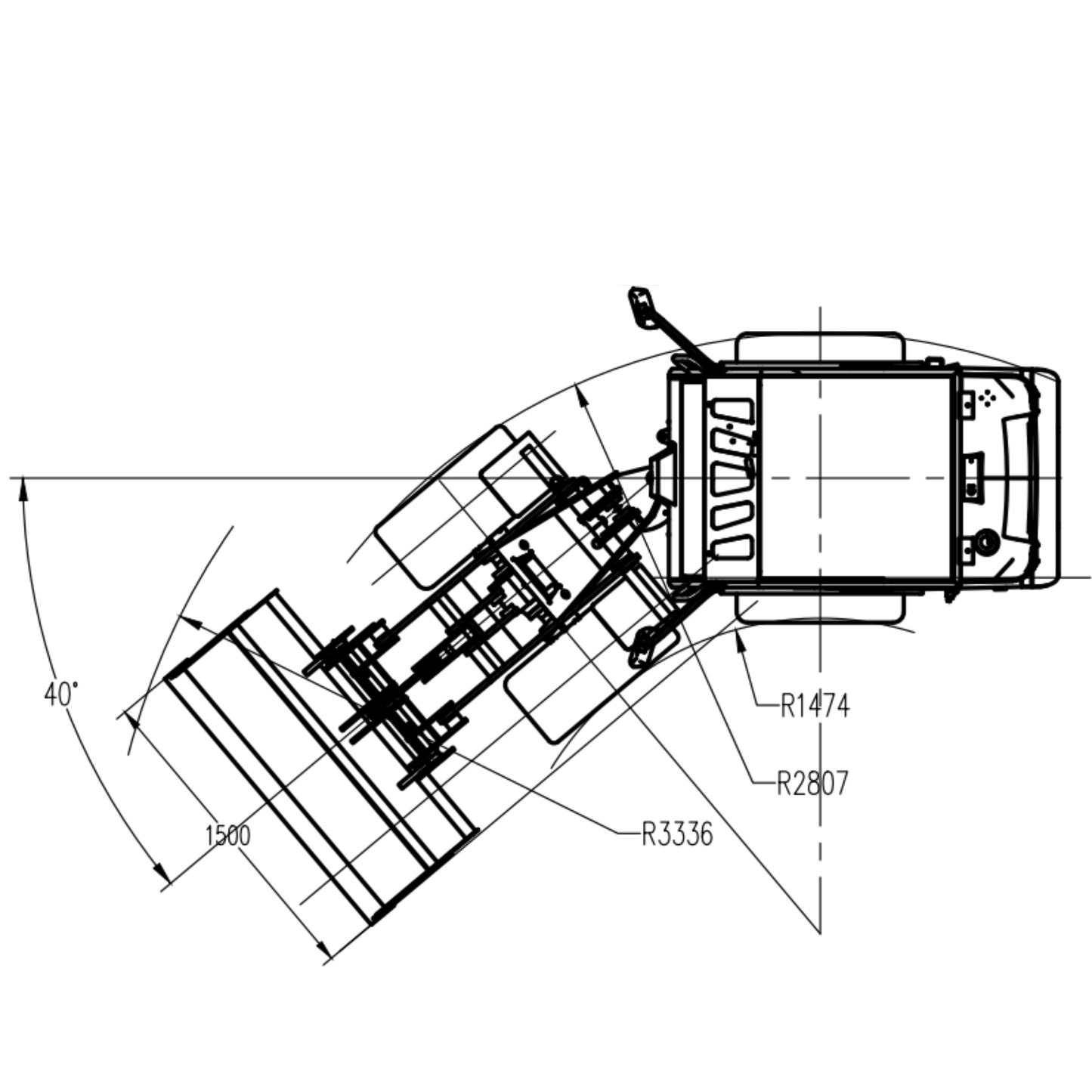 AGROX OX1090 farm loader - 18.2 kW Kubota engine, 1200 kg pa | GGM Tools