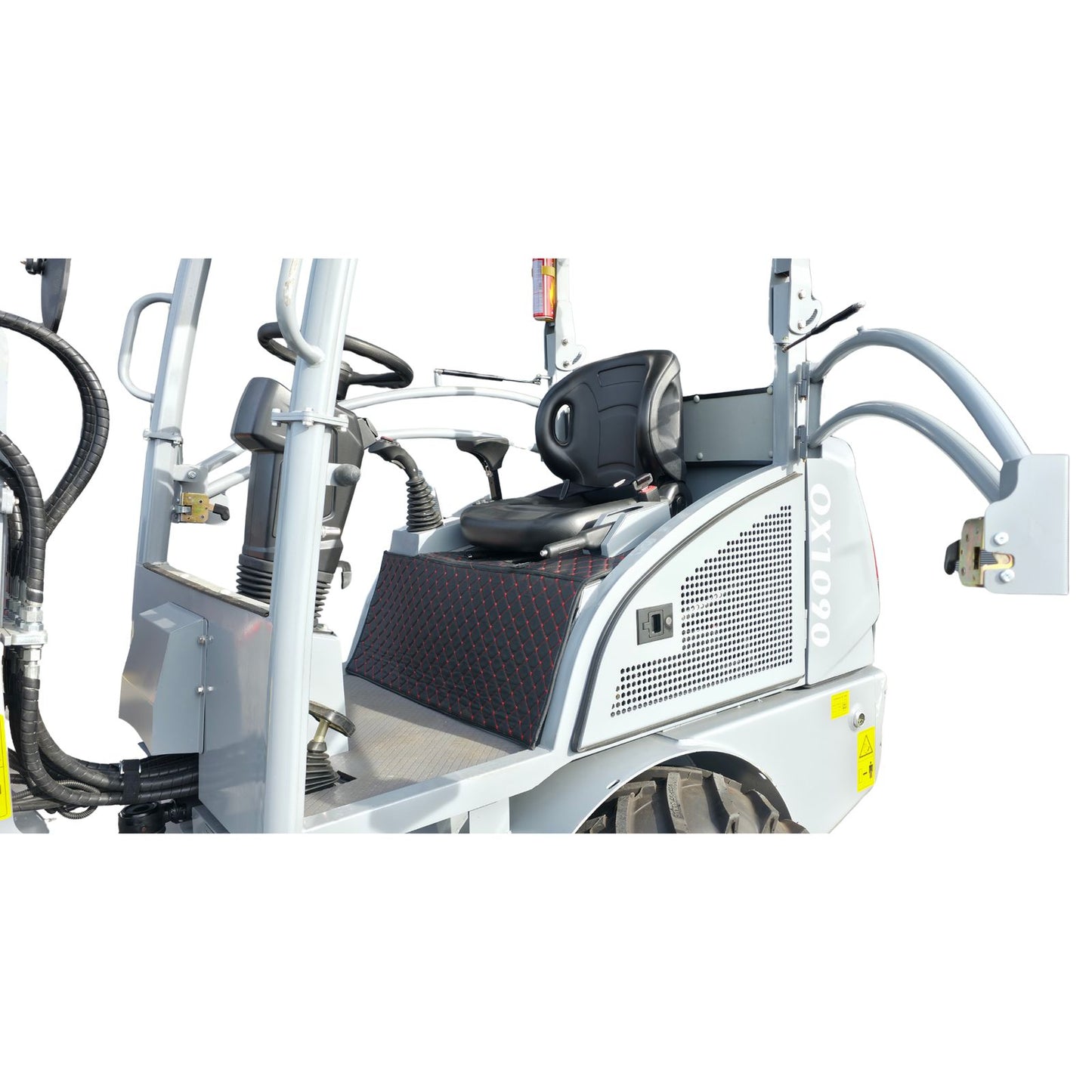 AGROX OX1090 Hoflader – 18,2 kW Kubota-Motor, 1200 kg Nutzlast, Euro-Aufnahme & Joysticksteuerung, Allrad 4x4