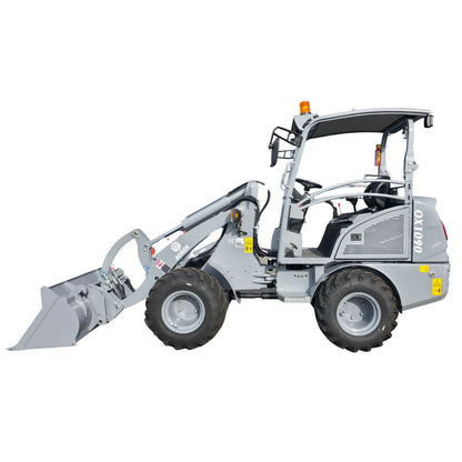 AGROX OX1090 Hoflader – 18,2 kW Kubota-Motor, 1200 kg Nutzlast, Euro-Aufnahme & Joysticksteuerung, Allrad 4x4