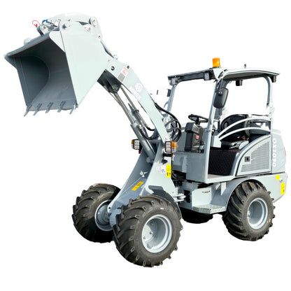 AGROX OX1090 Hoflader – 18,2 kW Kubota-Motor, 1200 kg Nutzlast, Euro-Aufnahme & Joysticksteuerung, Allrad 4x4