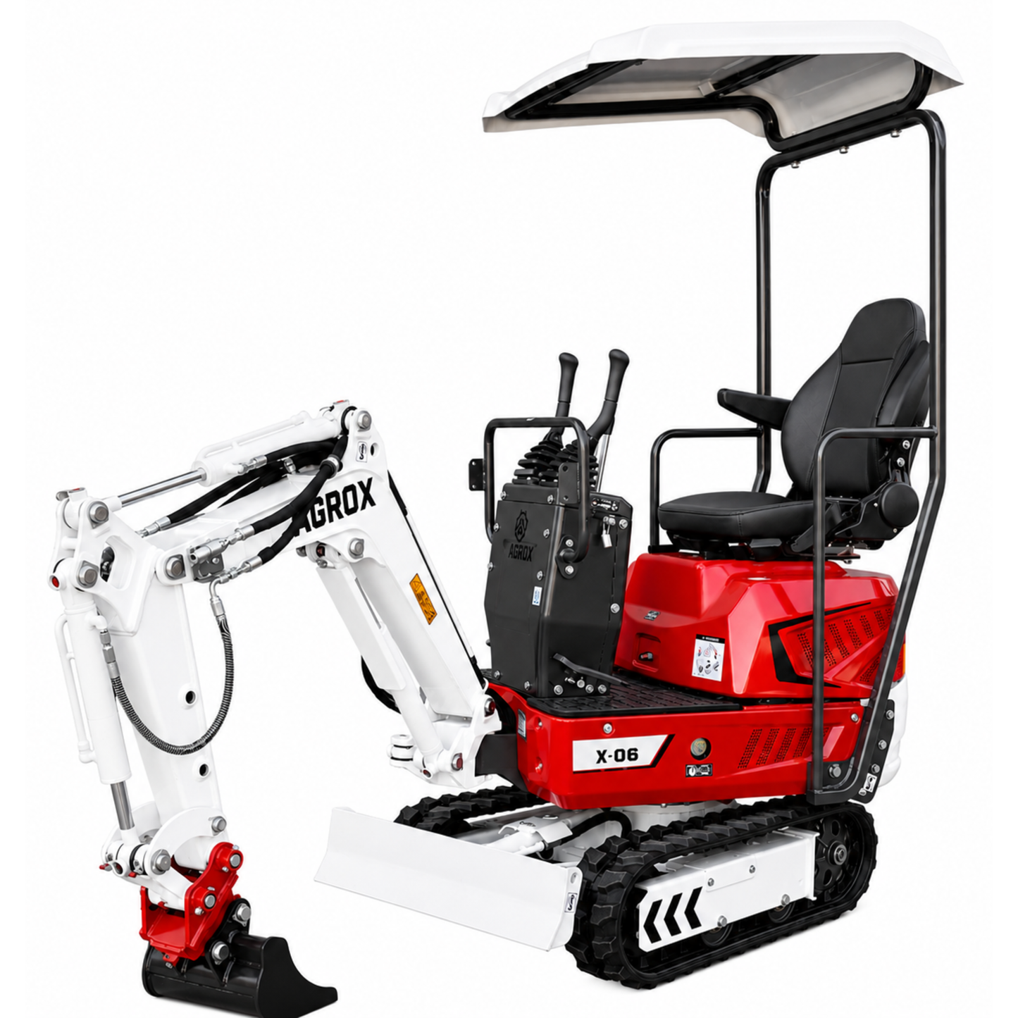 AGROX Austria Edition X-06 petrol mini excavator 640 kg with | GGM Tools