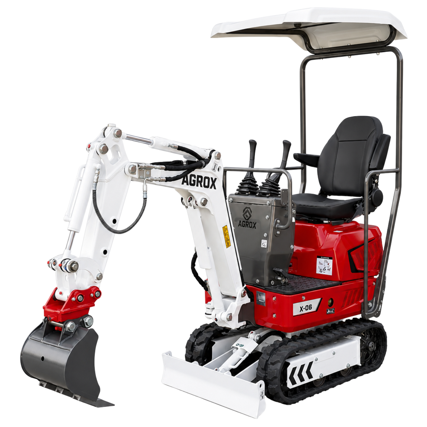 AGROX Austria Edition X-06 petrol mini excavator 640 kg with | GGM Tools