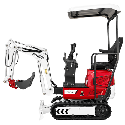 AGROX Austria Edition X-06 petrol mini excavator 640 kg with | GGM Tools