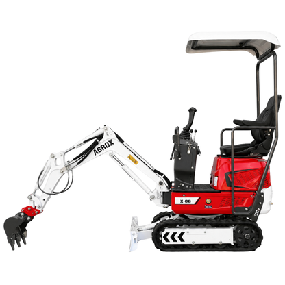 AGROX Austria Edition X-06 petrol mini excavator 640 kg with | GGM Tools