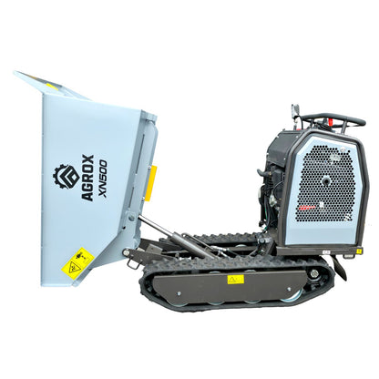 Mini Dumper XN500 mit Raupenantrieb 10 PS -  1 Zylinder Benziner Minidumper AGROX