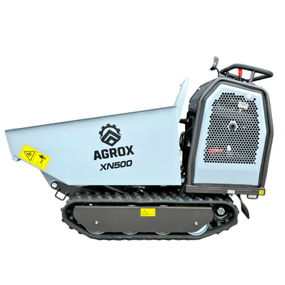 Mini Dumper XN500 mit Raupenantrieb 10 PS -  1 Zylinder Benziner Minidumper AGROX