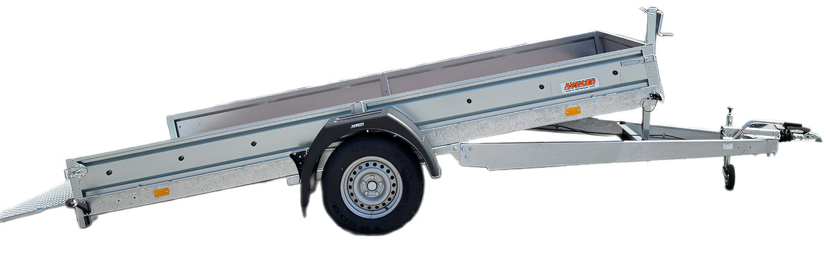 Universal trailer - single-axle low loader 1500kg for transp | GGM Tools