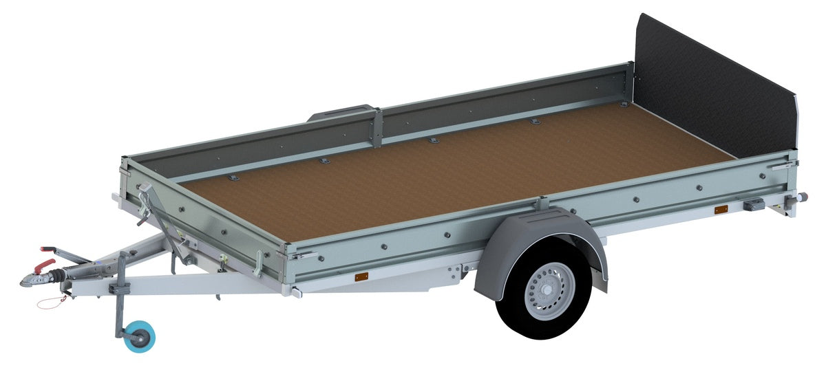 Universal trailer - single-axle low loader 1500kg for transp | GGM Tools