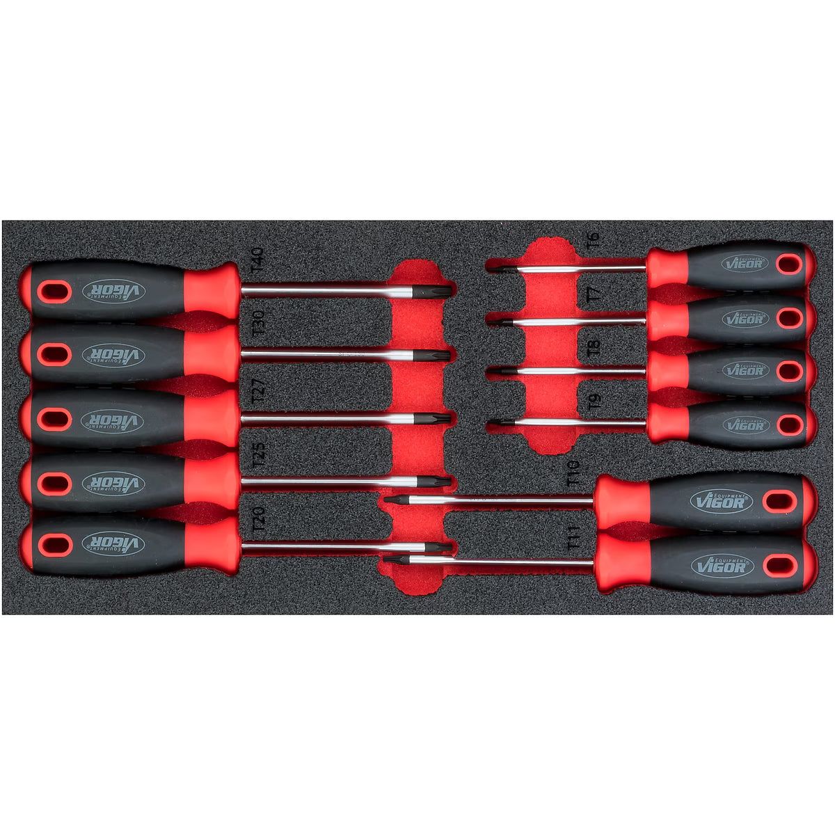 Vigor Tool Trolley XL Series with Stainless Steel Worktop & Tool Set (V4481-X/NKW)