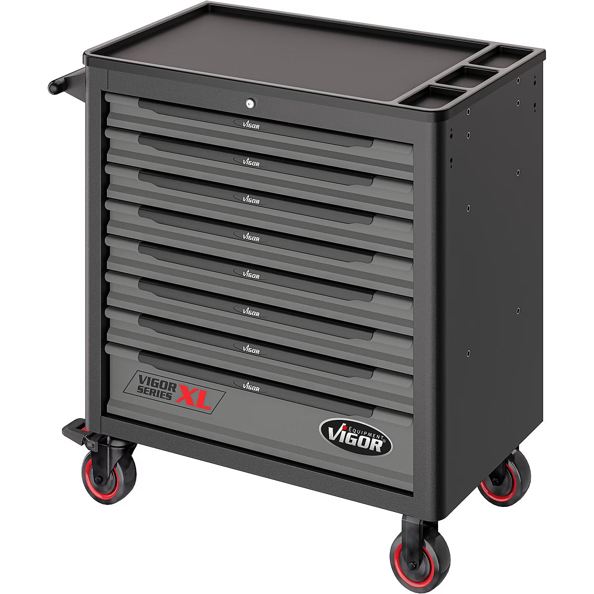 Vigor Tool Trolley XL Series with Plastic Worktop & Tool Set (V5434)