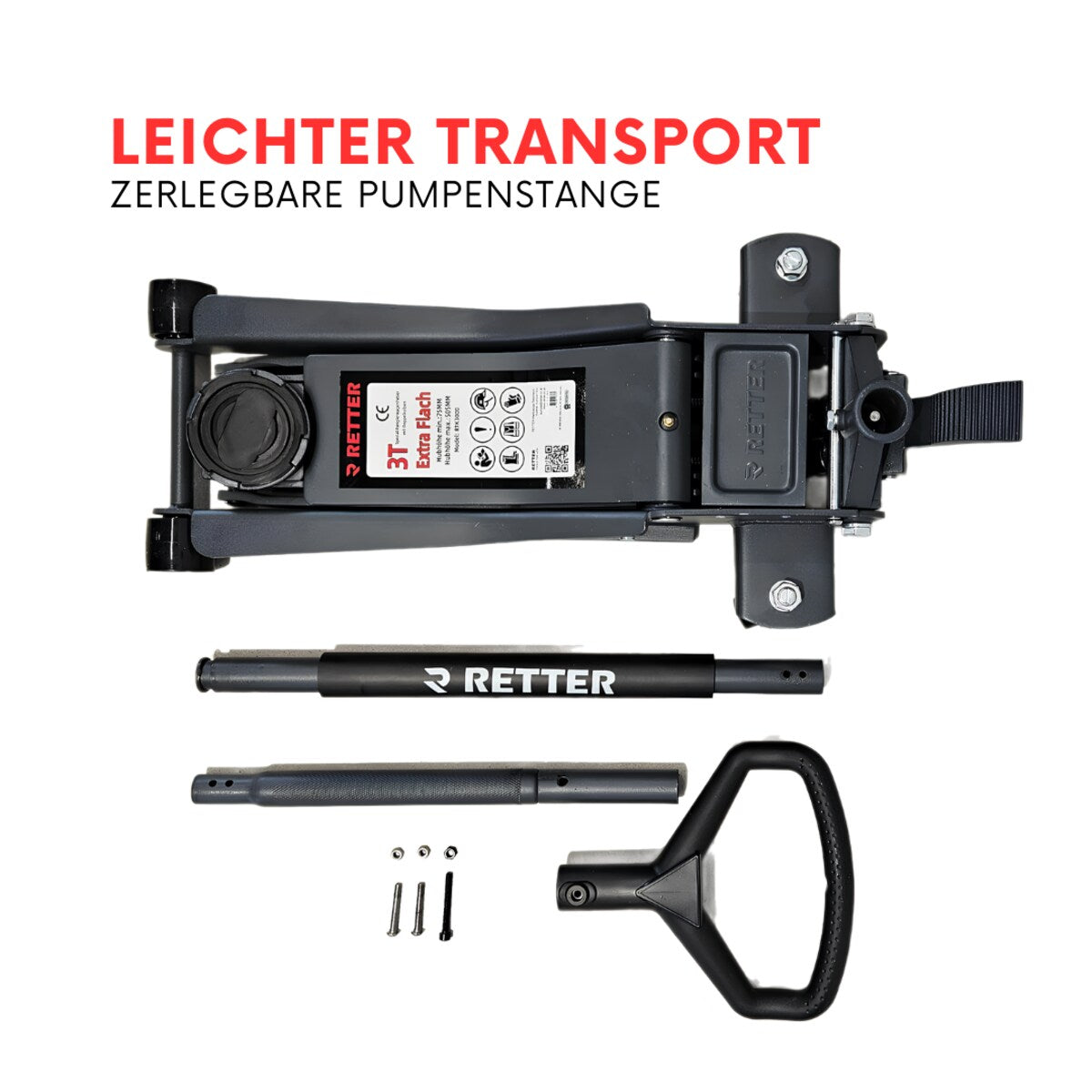 Car jack 3.0 t incl. | GGM Tools