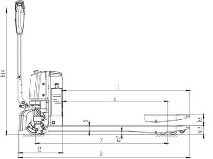 Electric Ant - Pallet Truck 1500kg Load Capacity, 110mm Lift | GGM Tools