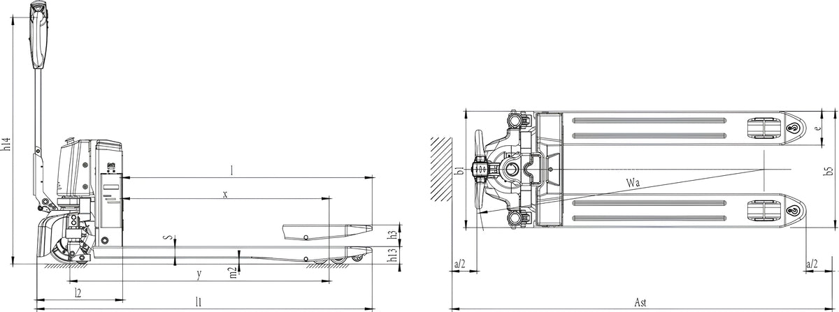 Electric Ant - Pallet Truck 1500kg Load Capacity, 110mm Lift | GGM Tools
