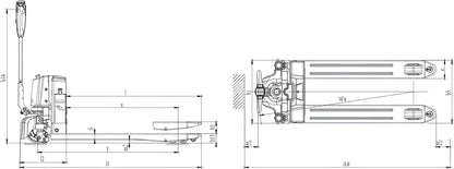 Electric Ant - Pallet Truck 1500kg Load Capacity, 110mm Lift | GGM Tools