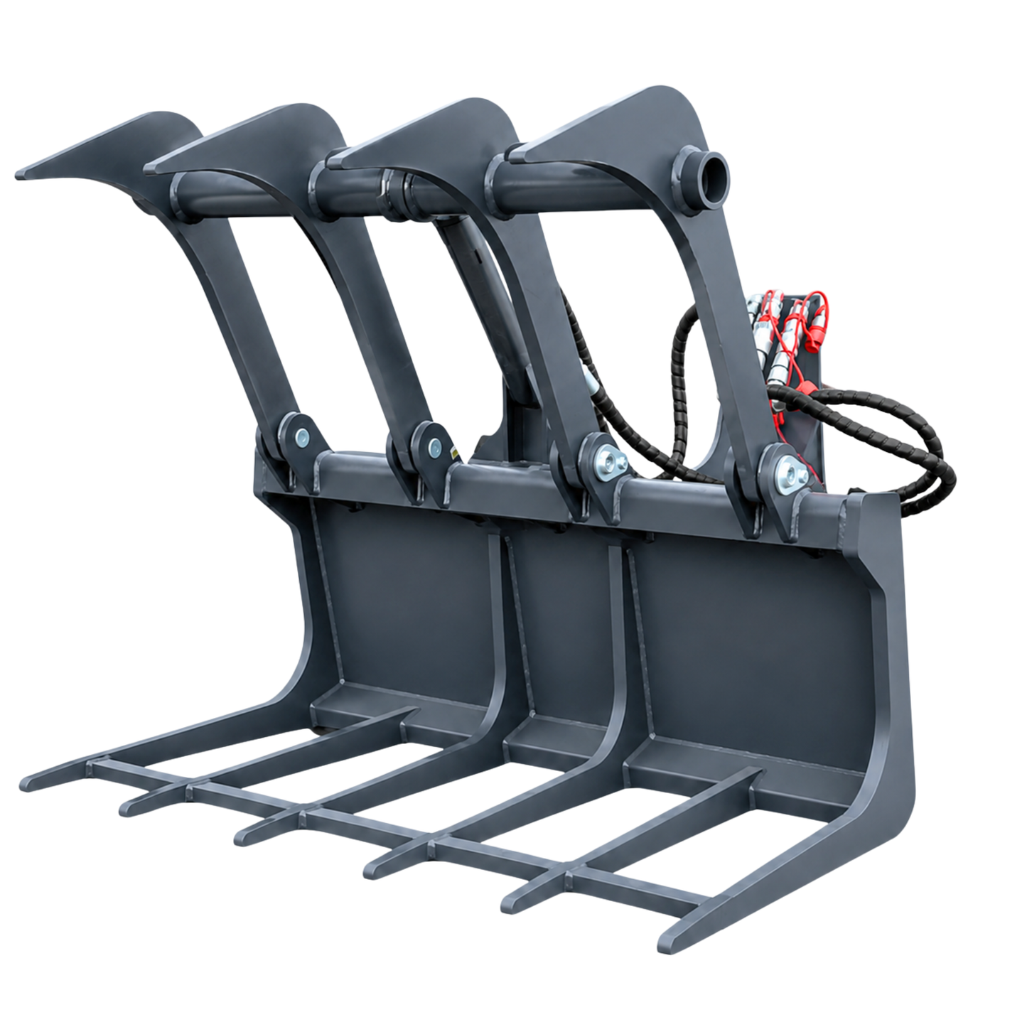 Hydraulic wood grab for skid steer loader - AGROX farm loade | GGM Tools