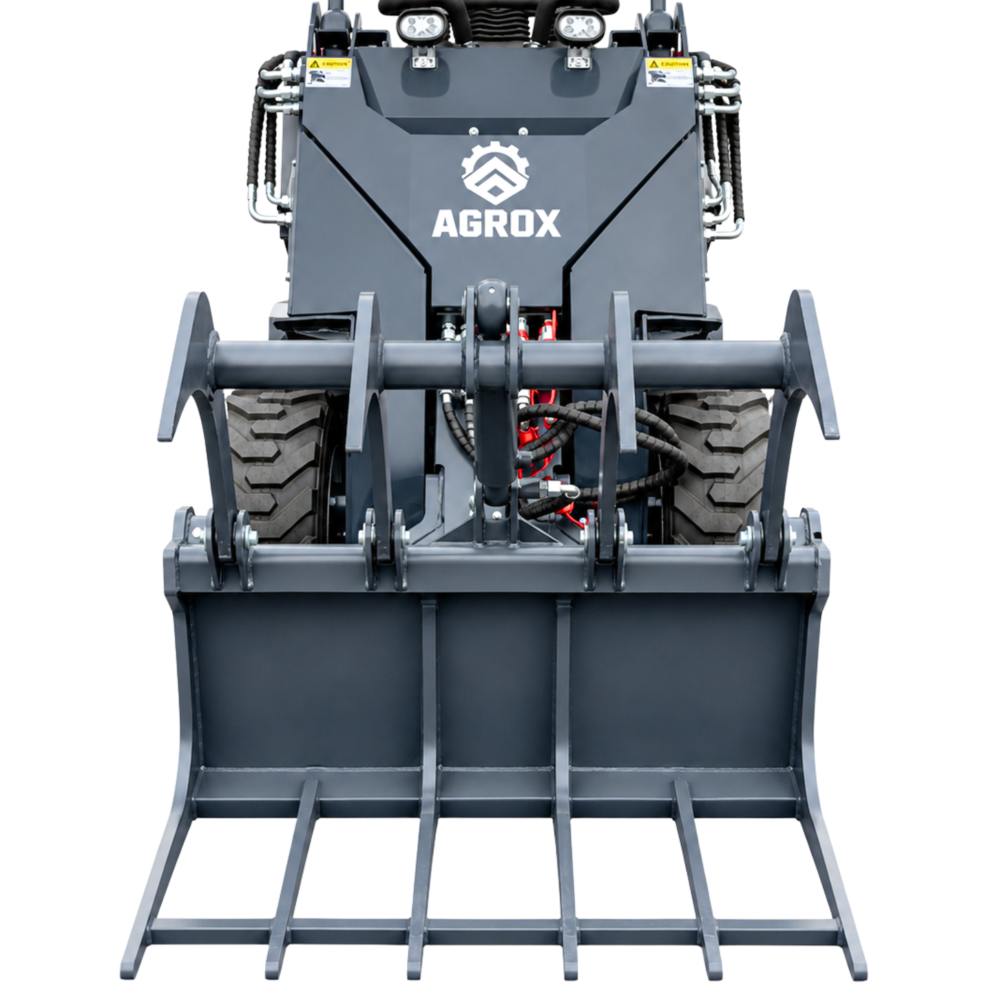 Hydraulic wood grab for skid steer loader - AGROX farm loade | GGM Tools