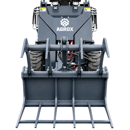 Hydraulic wood grab for skid steer loader - AGROX farm loade | GGM Tools