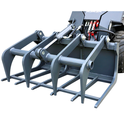 Hydraulic wood grab for skid steer loader - AGROX farm loade | GGM Tools