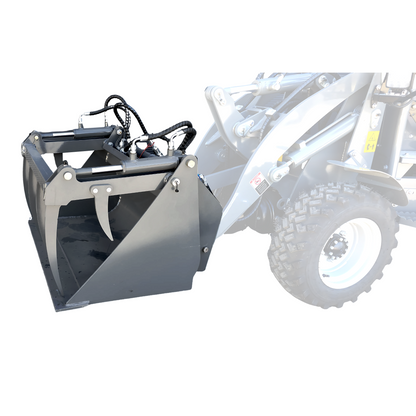 Grab bucket for yard loader - AGROX E-compact loader OX500E  | GGM Tools