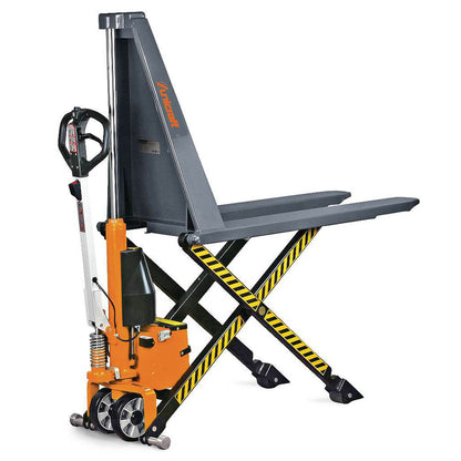 Scissor pallet truck with electro-hydraulic lifting device,  | GGM Tools