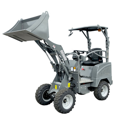 Elektro Hoflader 1.1 T - OX500E hydraulisch-elektrischer 150 A.h - 60V Lader - Hubkraft 550 kg | 1500W Allrad 4x4
